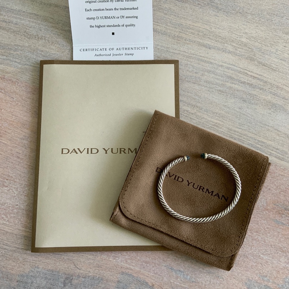 Authentic David Yurman Flex Bracelet, 4mm